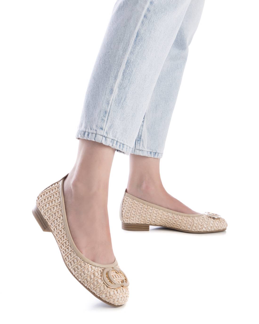 Carmela 16216801 ballerine rafia beige été