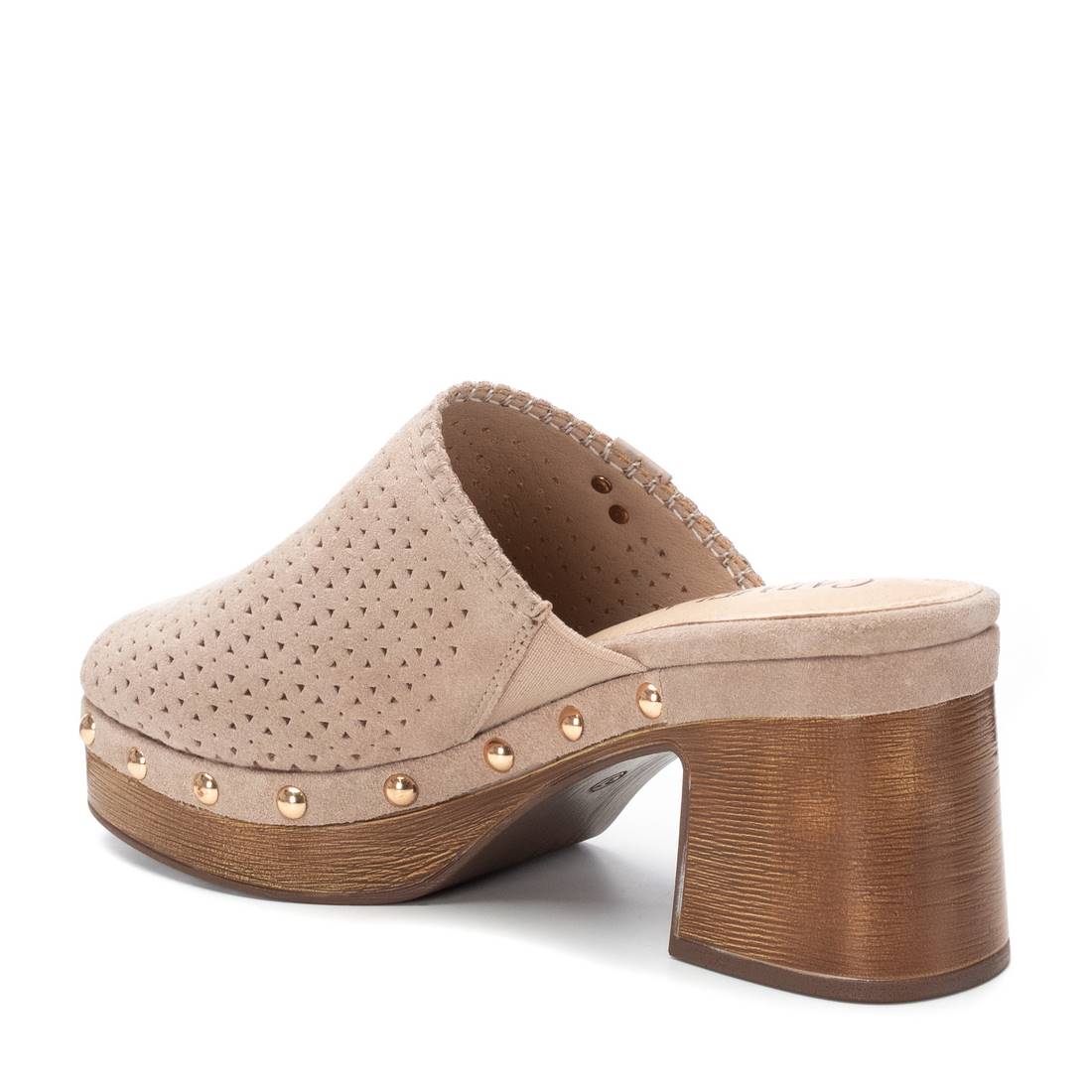 Carmela 16222006 sabot cuir camel talon 7 cm