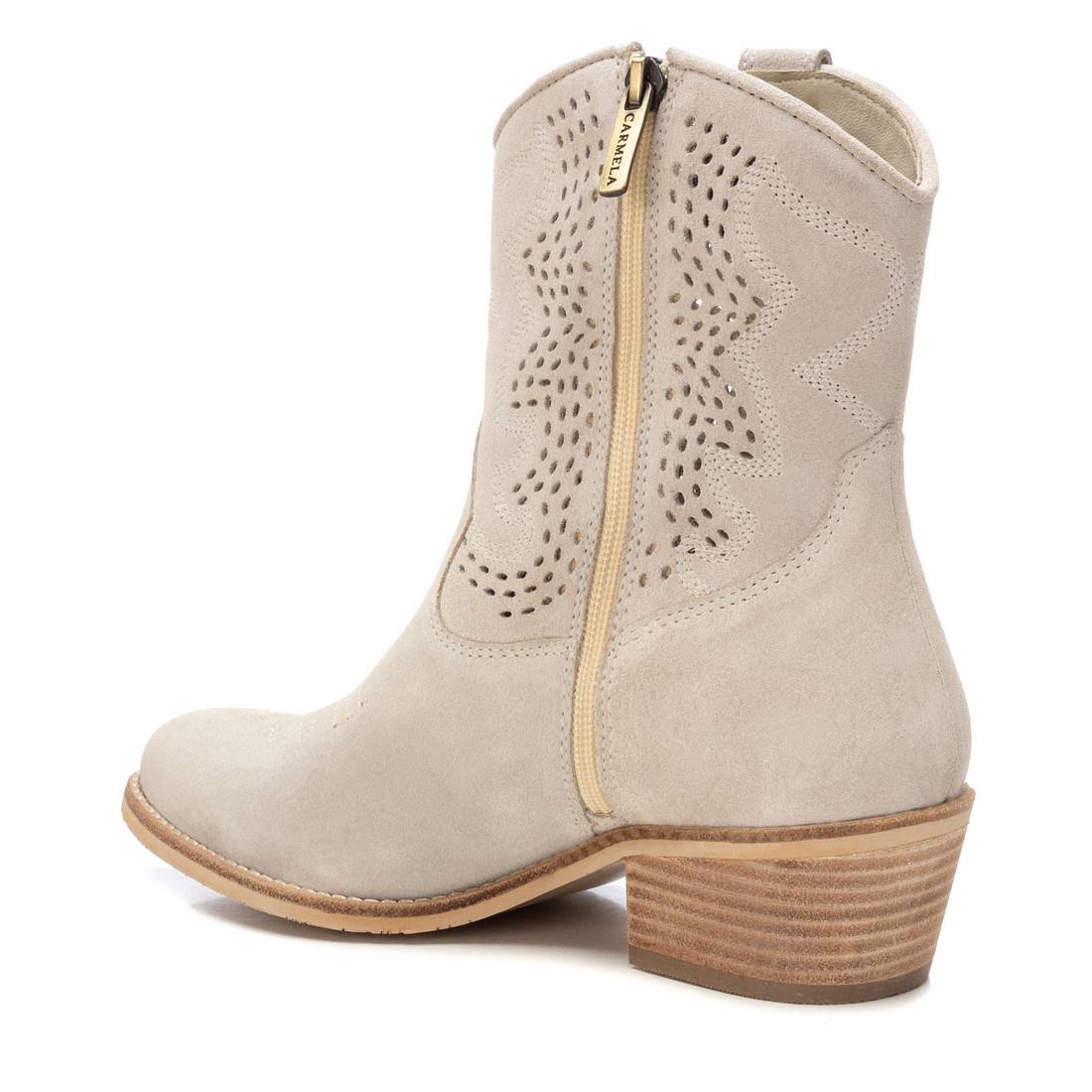 Carmela 16137005 boots santiags femme blanc talon 5 cm