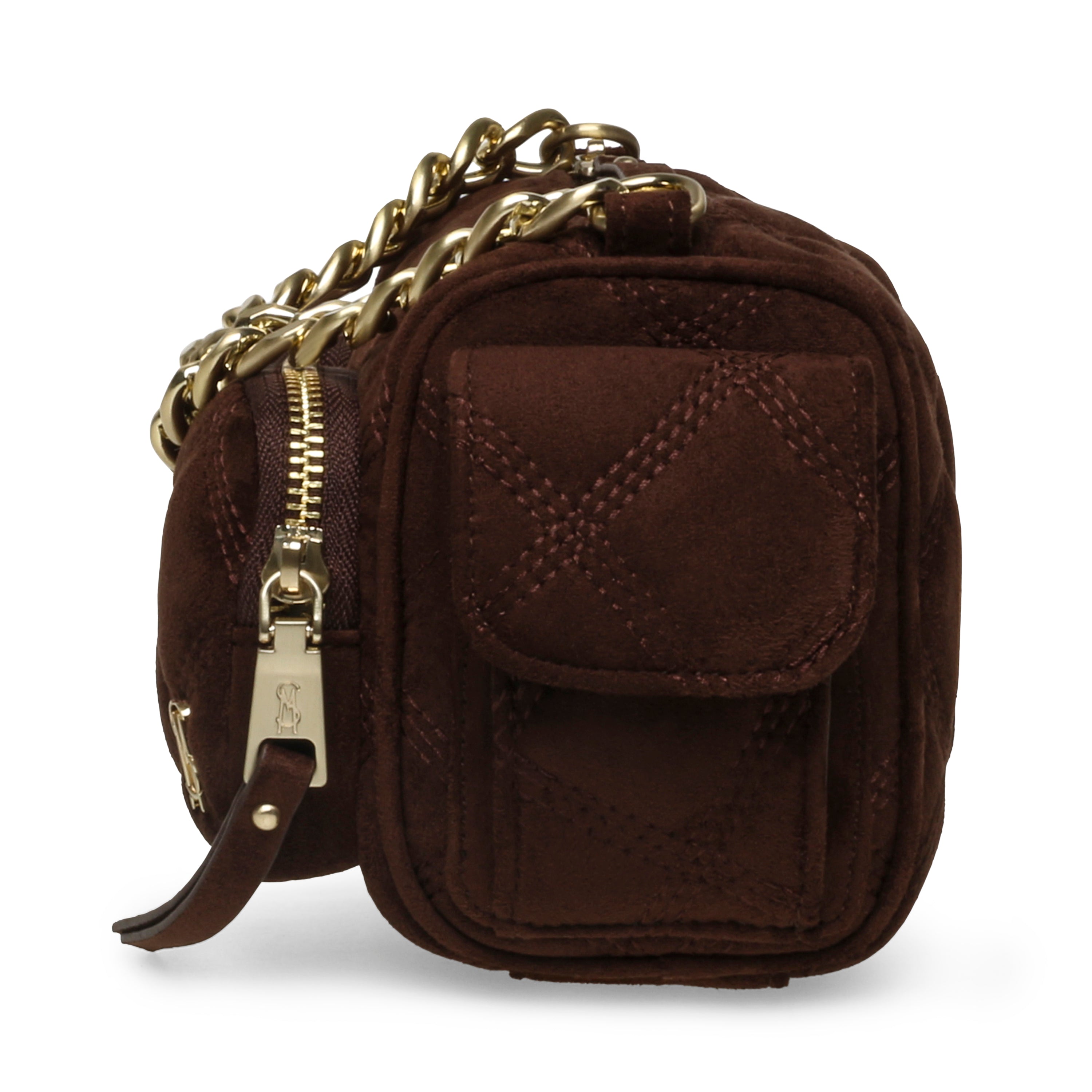 Steve Madden Bminny sac bandoulière chocolat or