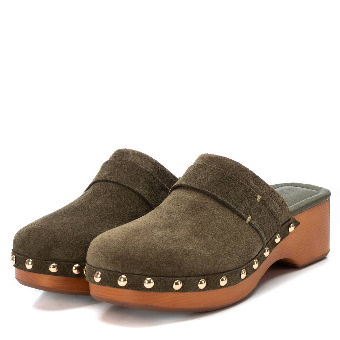 Carmela 16045204 sabot femme vert talon 5 cm