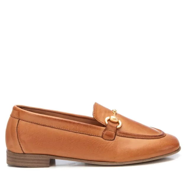 Carmela 16237202 mocassins cuir camel semelle antiglisse