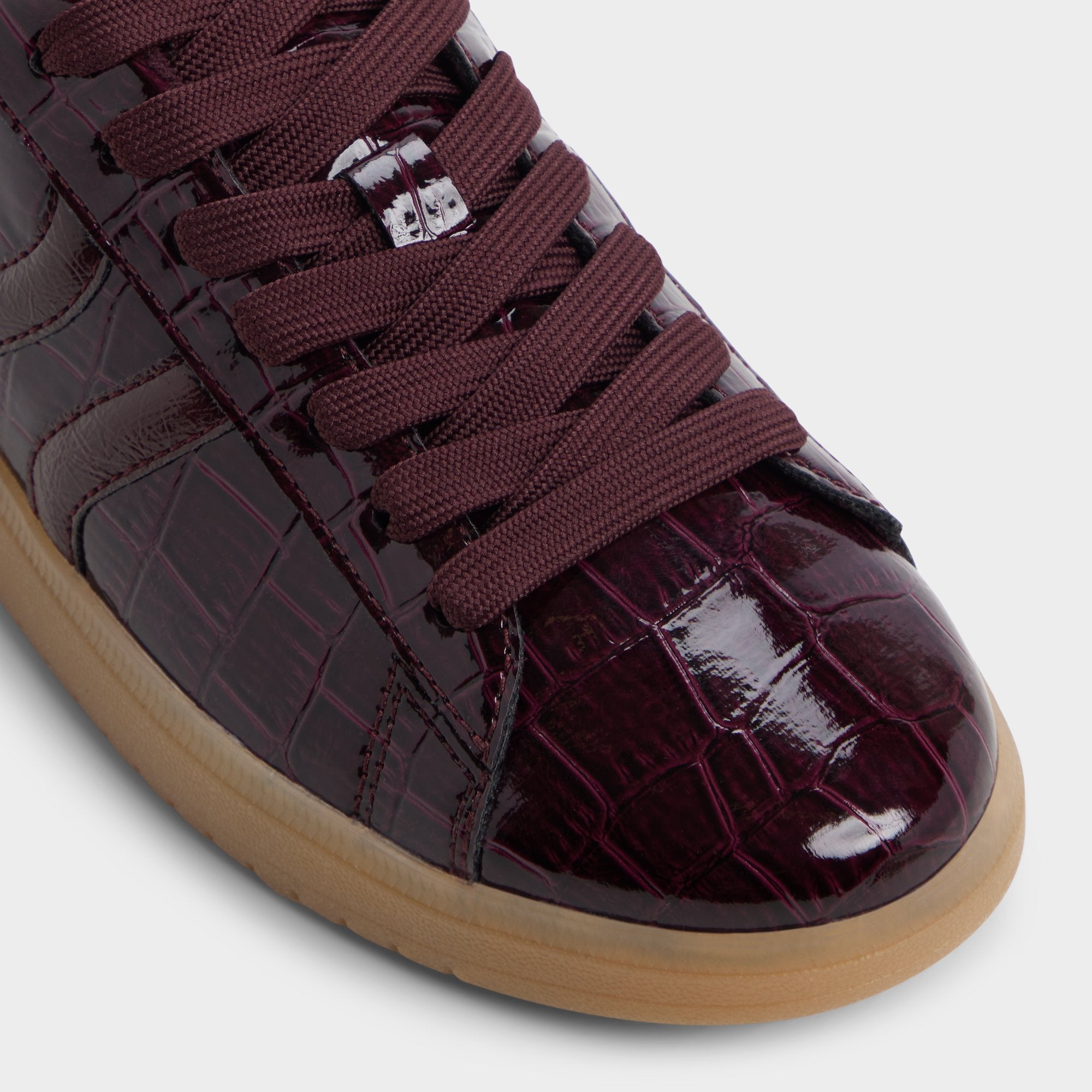 ALDO Chicsneaker2 baskets bordeaux croco
