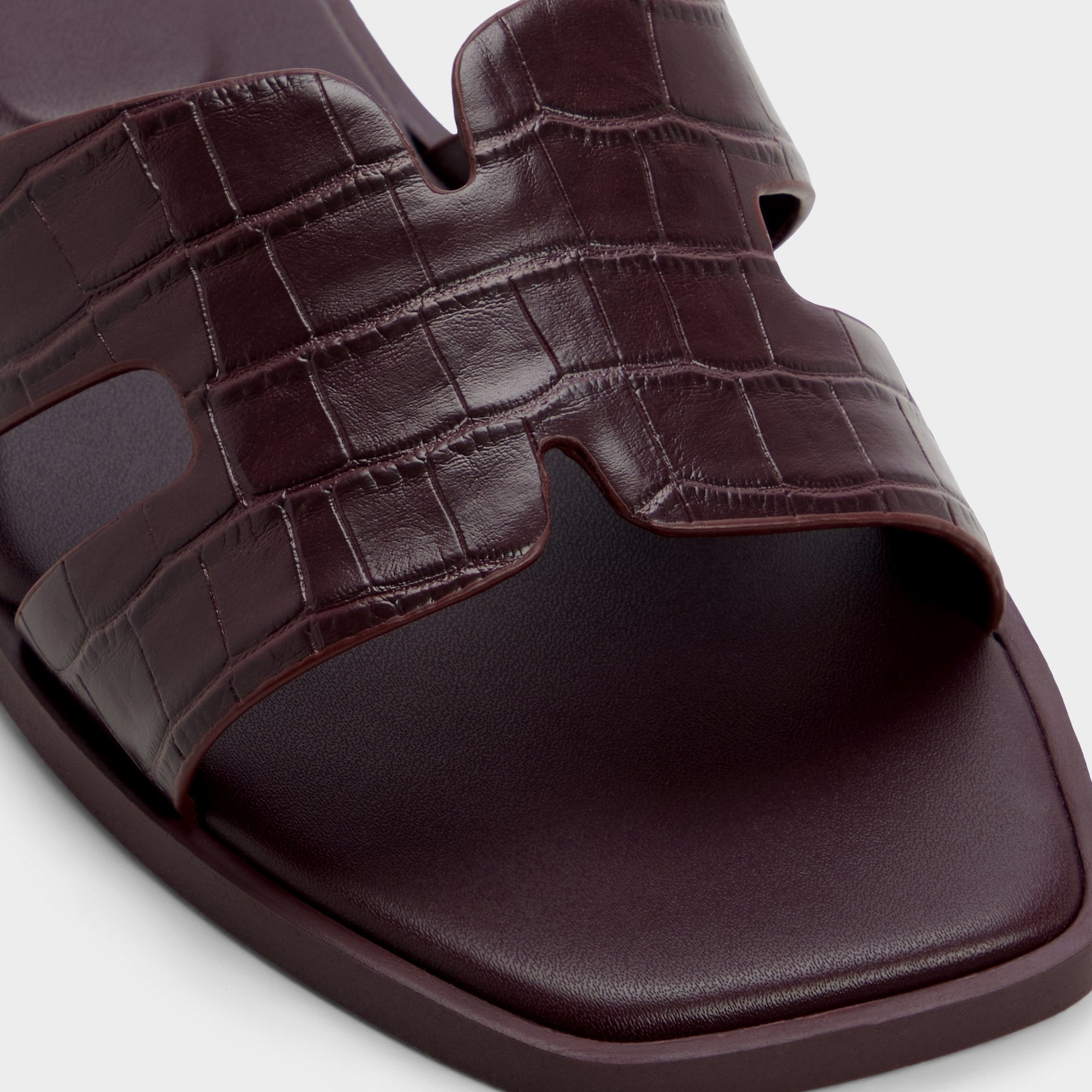 ALDO Itsandal sandales plates femme bordeaux