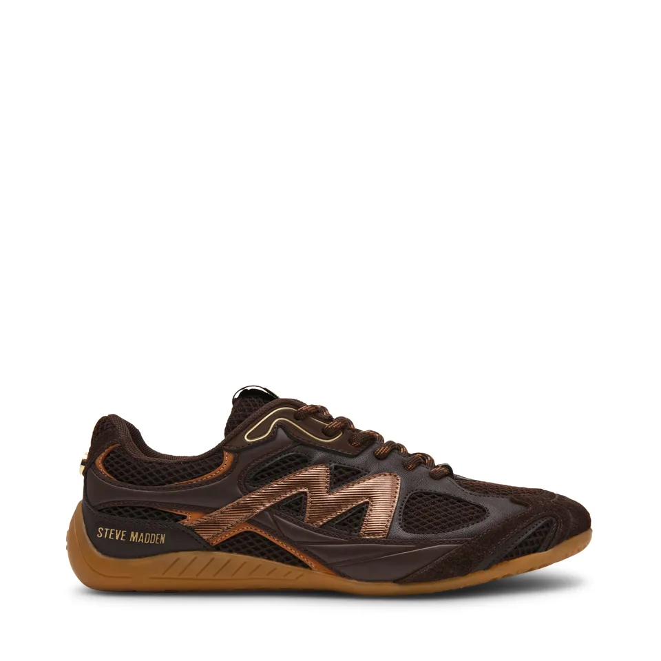 Steve Madden Rally Time baskets marron chocolat lacets