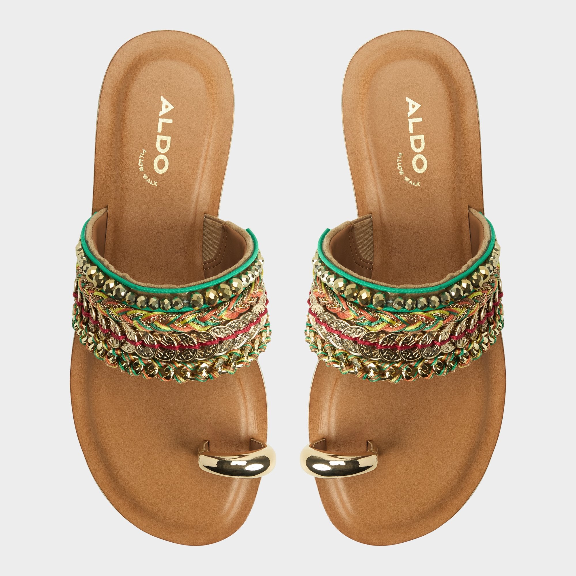 ALDO Beachwalk sandales plates raphia