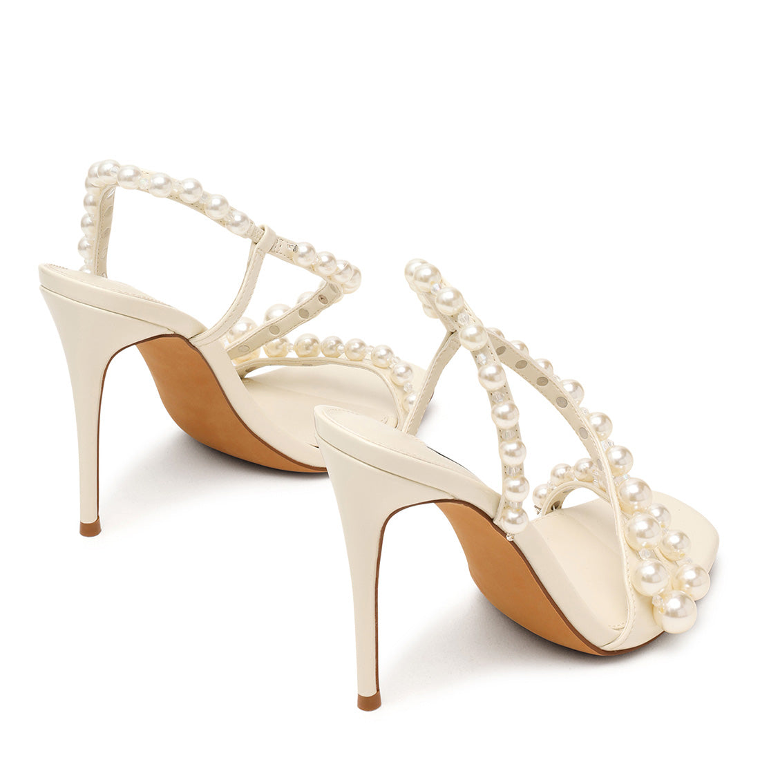 Steve Madden Nylie Sandal sandales blanches talon 10 cm