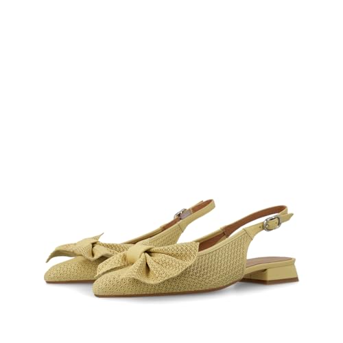 LODI BRO5258 ballerines jaunes cuir véritable