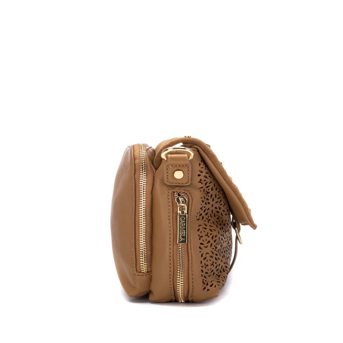 Carmela 18621002 bandoulière camel rabat 28 cm