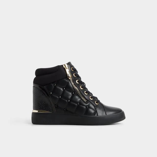 Aldo Ailannah baskets compensées femme cloutées
