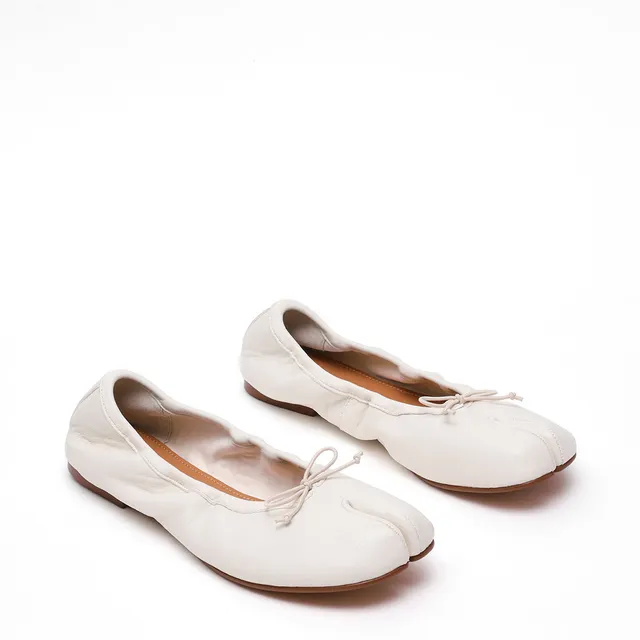 Steve Madden Carin ballerines cuir beige talon 1,5 cm