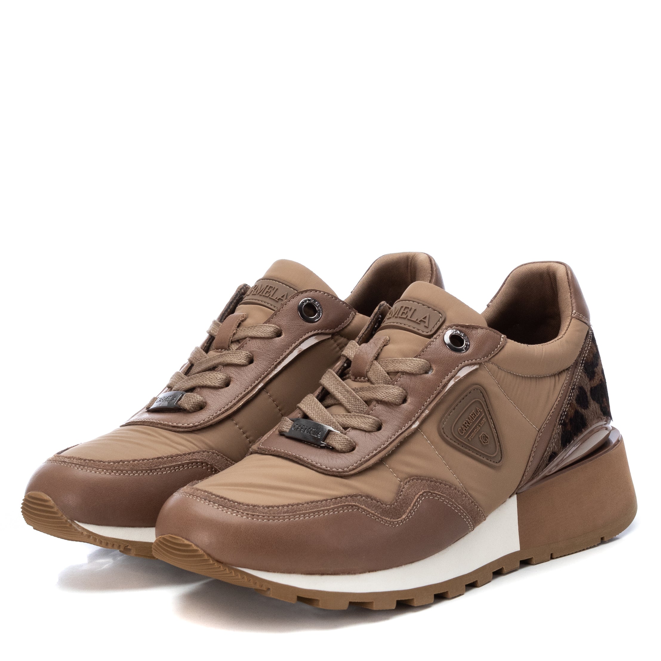 Carmela 160137 16013704 sneaker marron animal print
