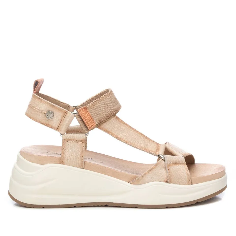 Carmela 16155103 sandales femme marron cuir en T