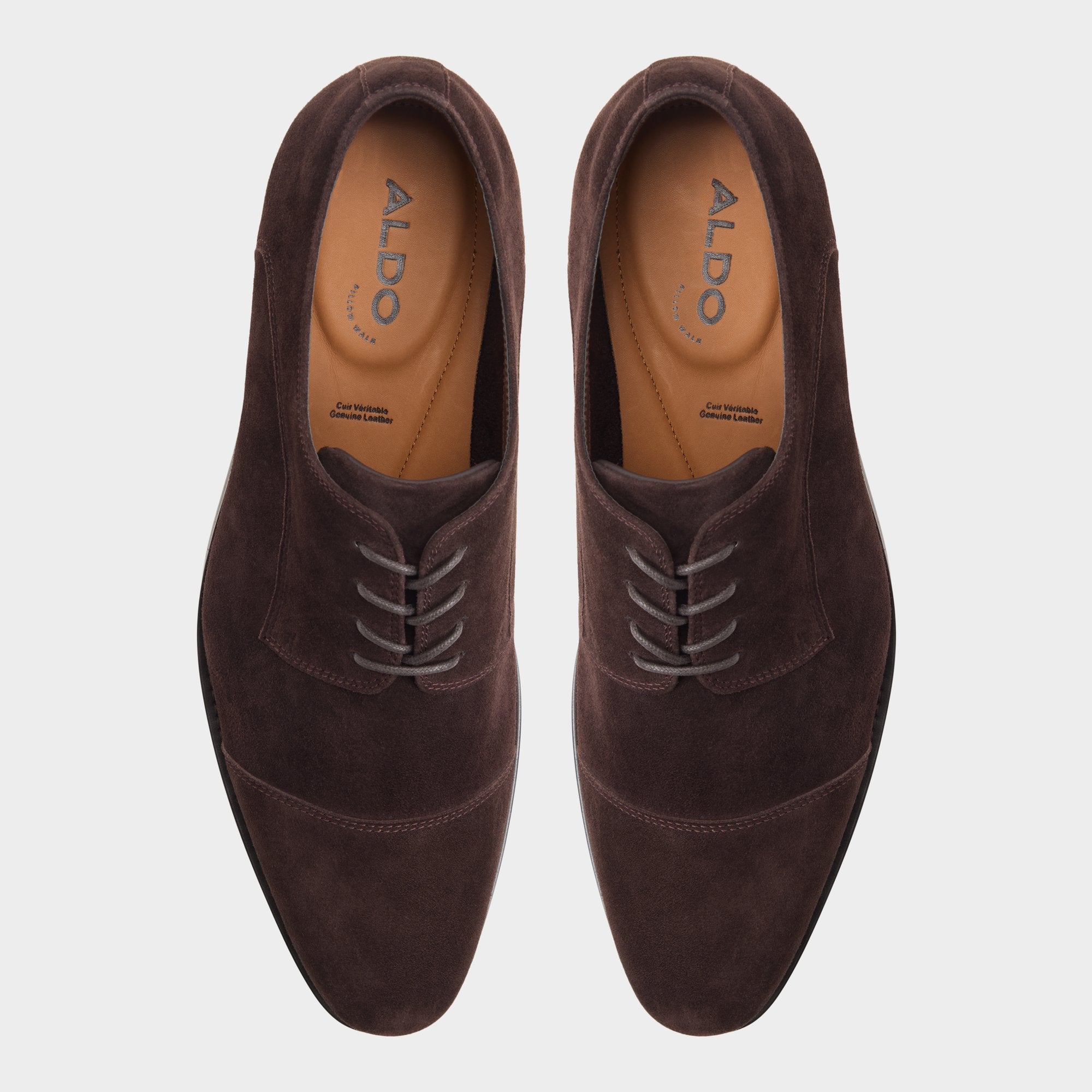 ALDO Alejandro derbies homme cuir marron