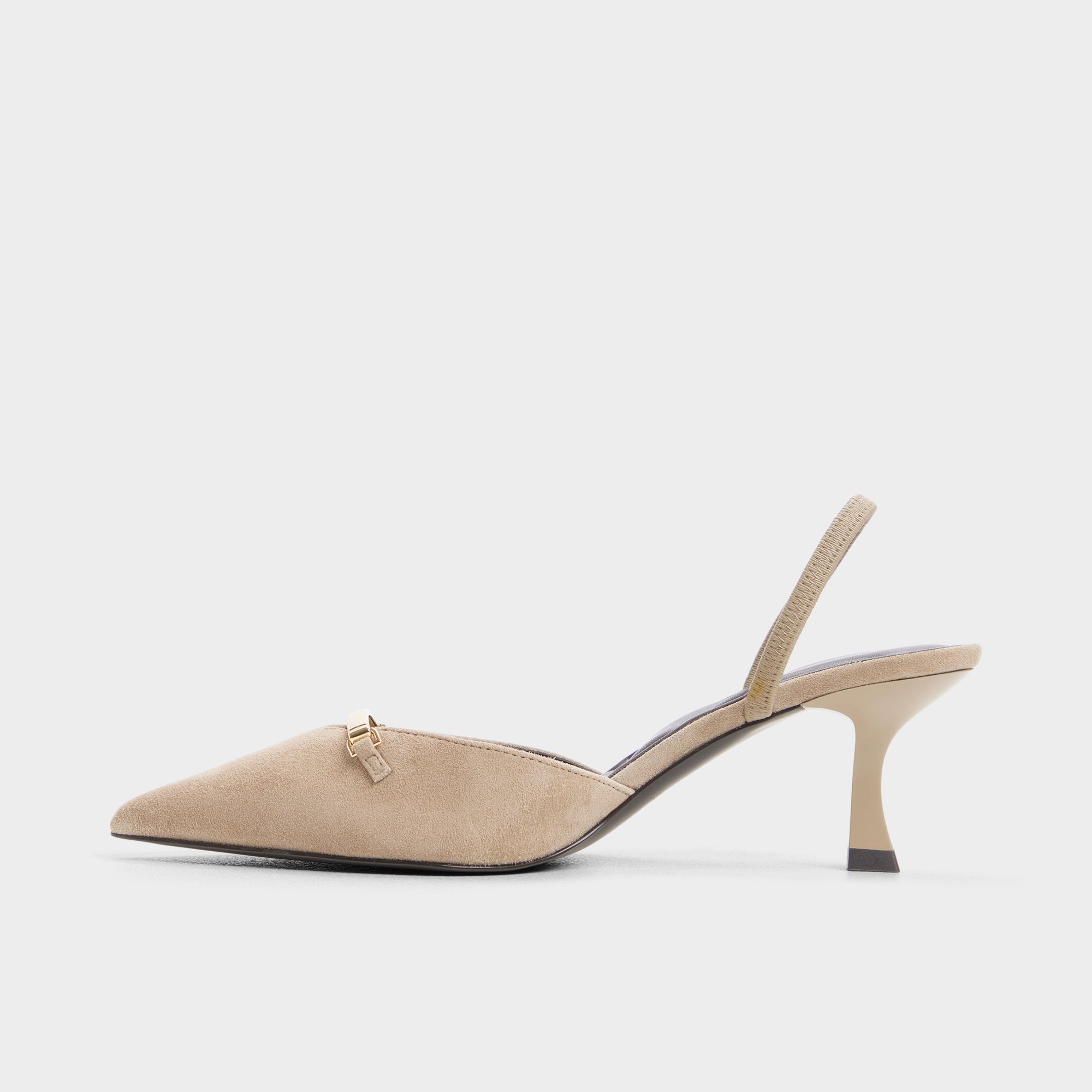 ALDO Nailah escarpins suède beige talon kitten