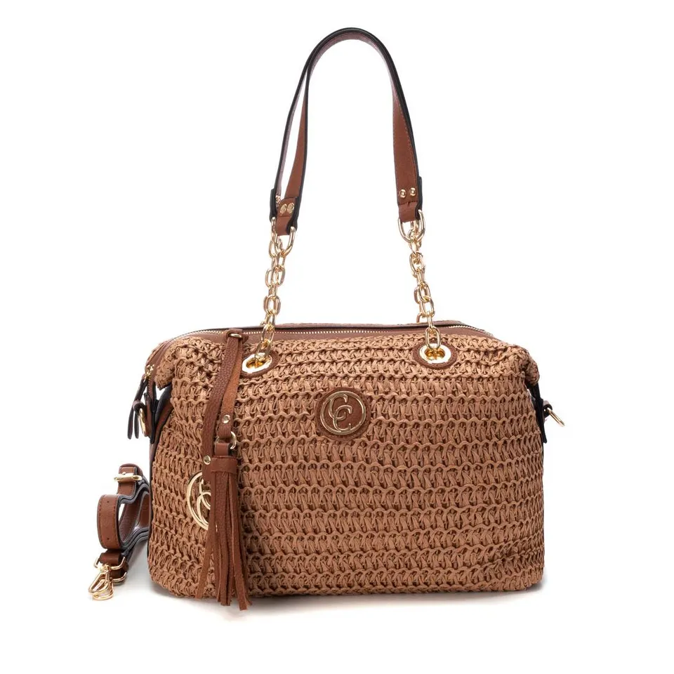 Carmela 18608704 sac épaule raphia marron