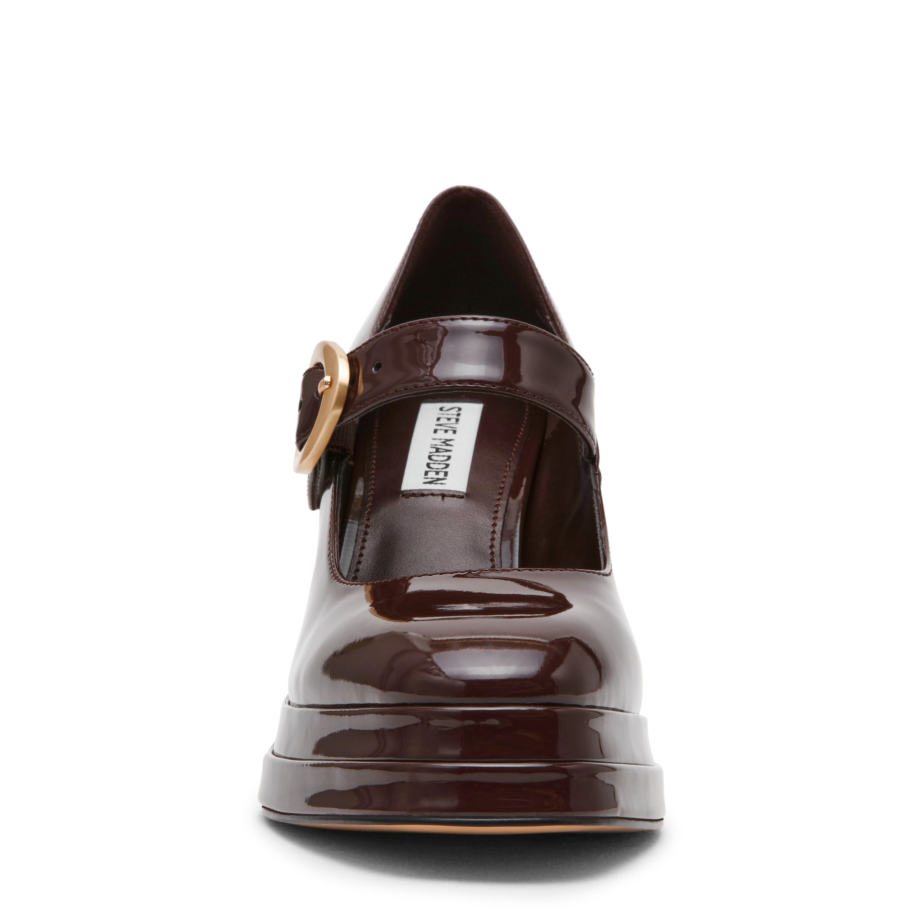 Steve Madden Kylee Escarpins Marron Verni Talon 9 cm