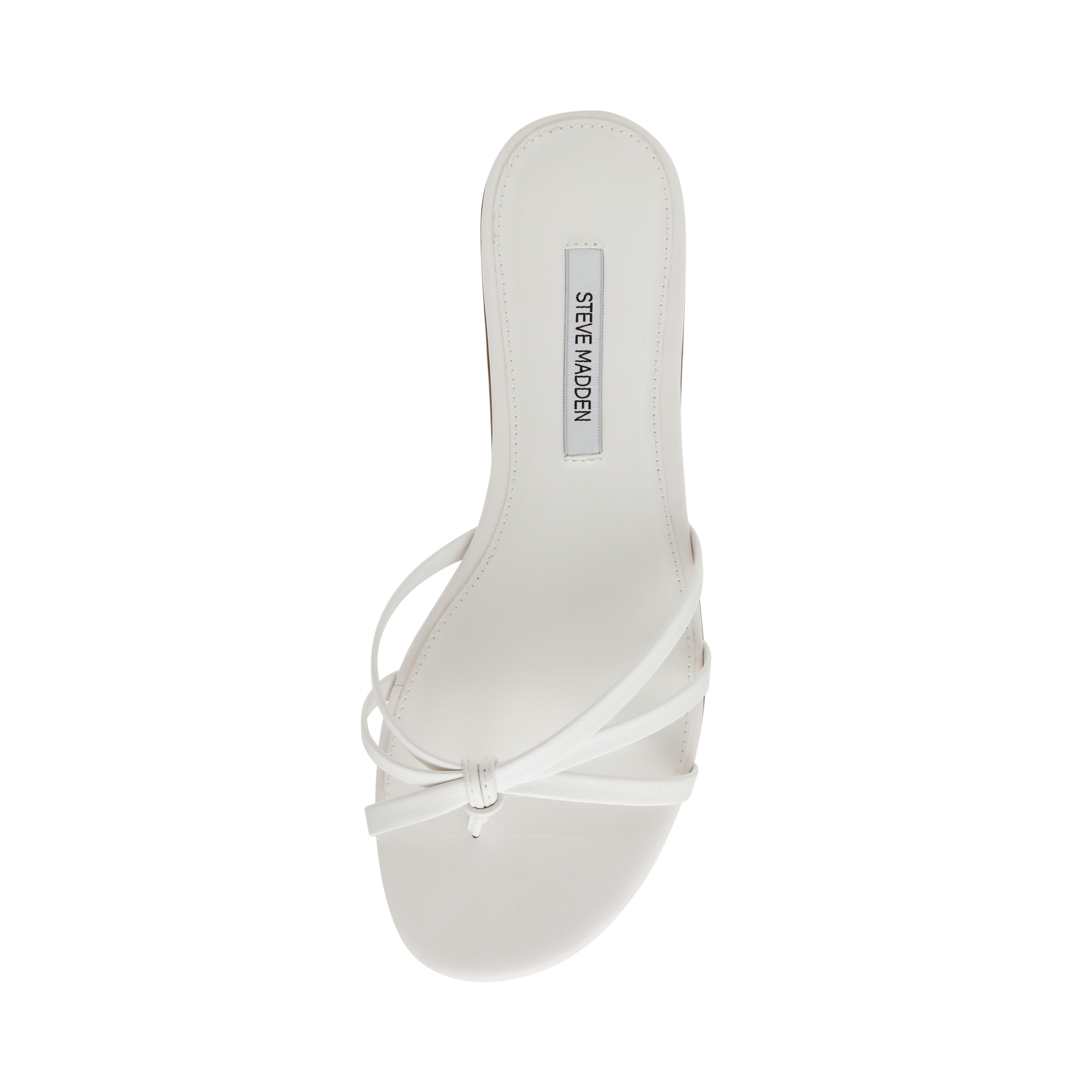 Steve Madden Calissi sandales plates cuir blanc