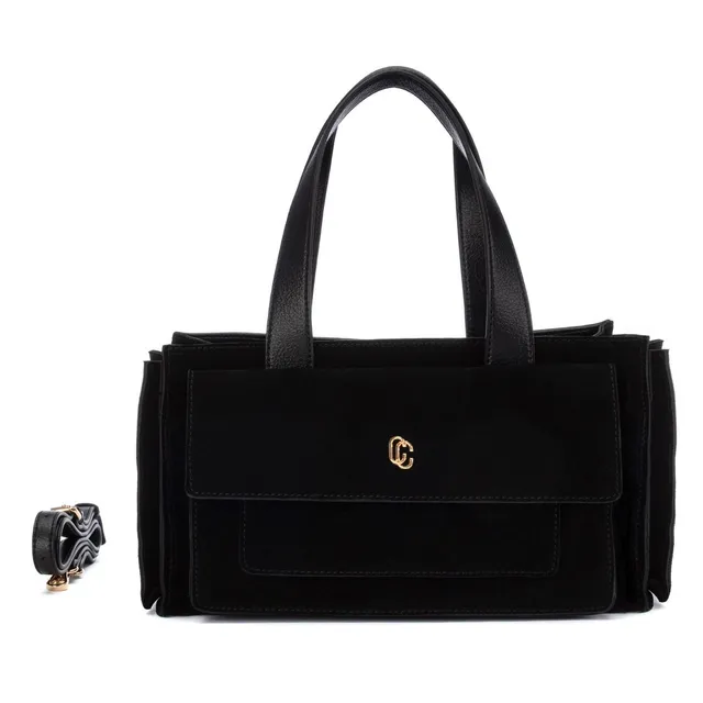 Carmela 18625402 sac cuir noir bandoulière