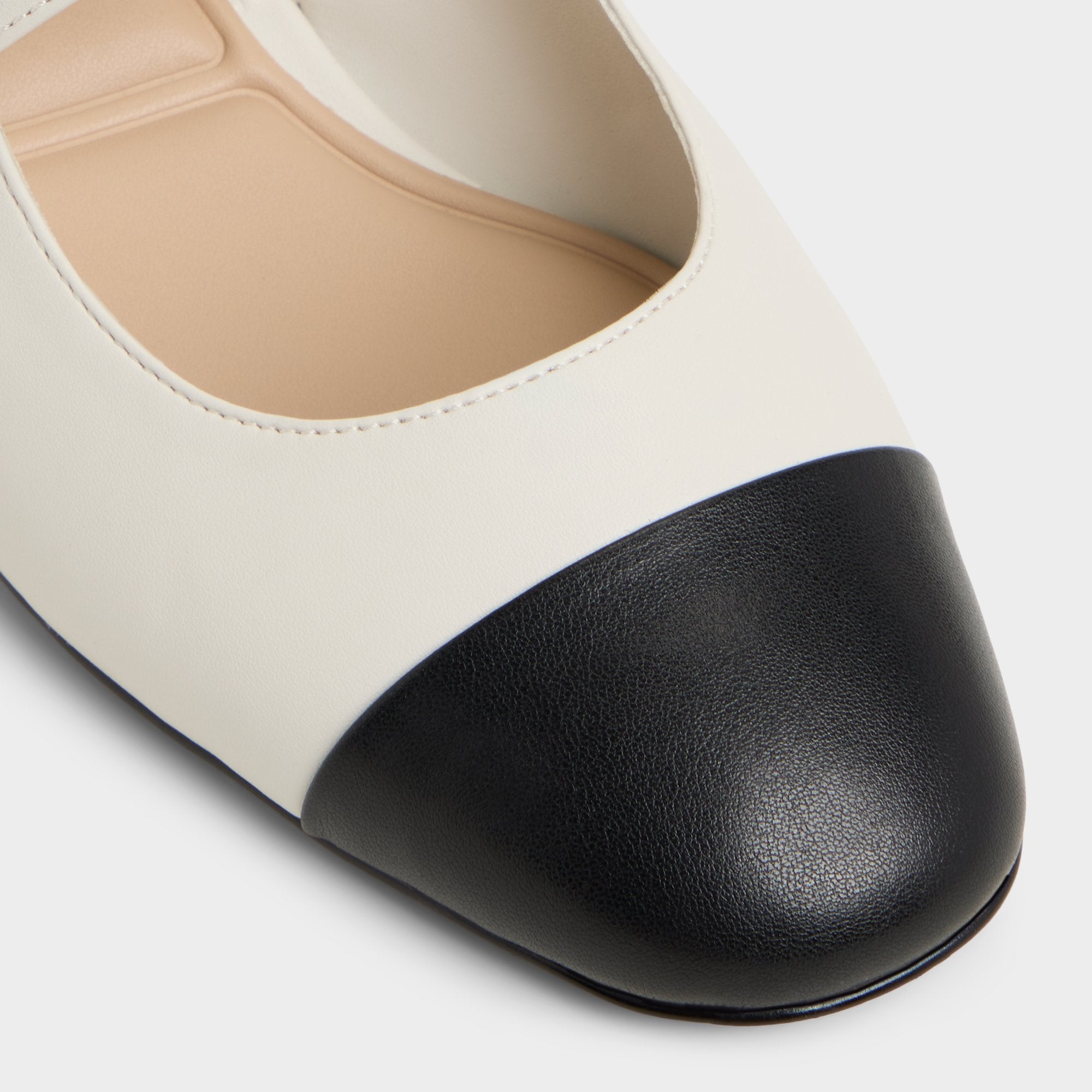 ALDO Agathe escarpins Mary Jane talon bloc blanc