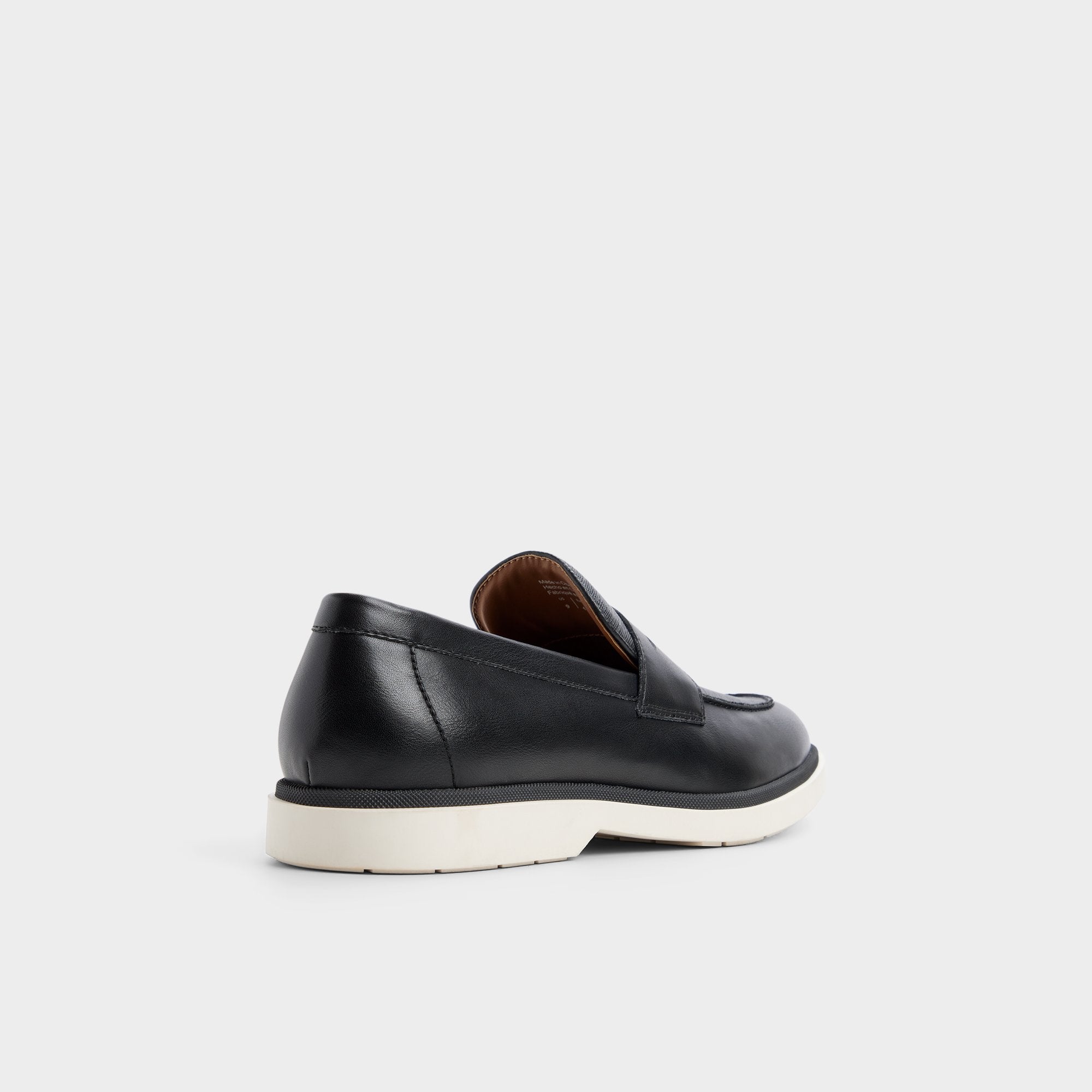 ALDO Stanson mocassin noir cuir pointure large