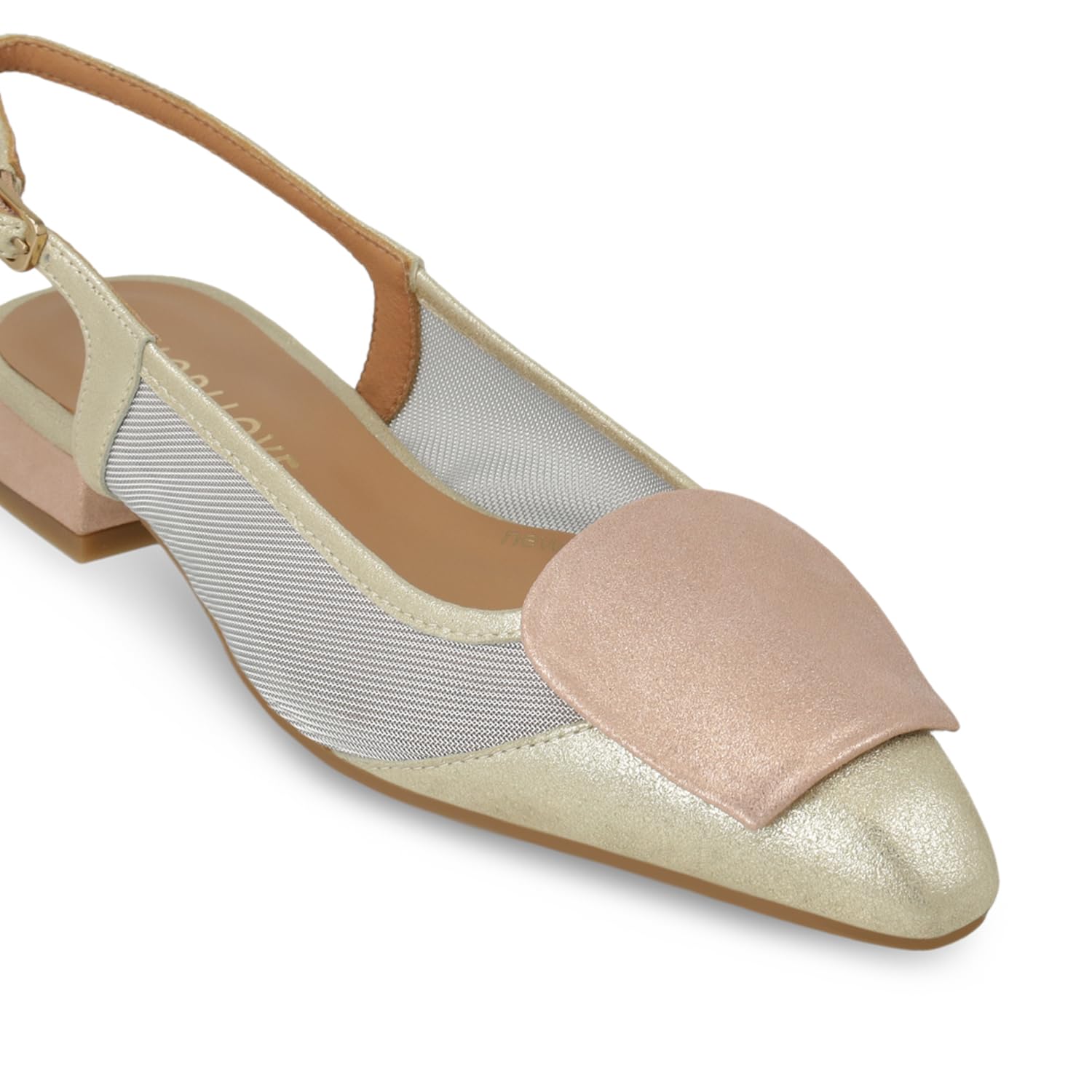 LODI BRO5264 ballerines dorées cuir véritable
