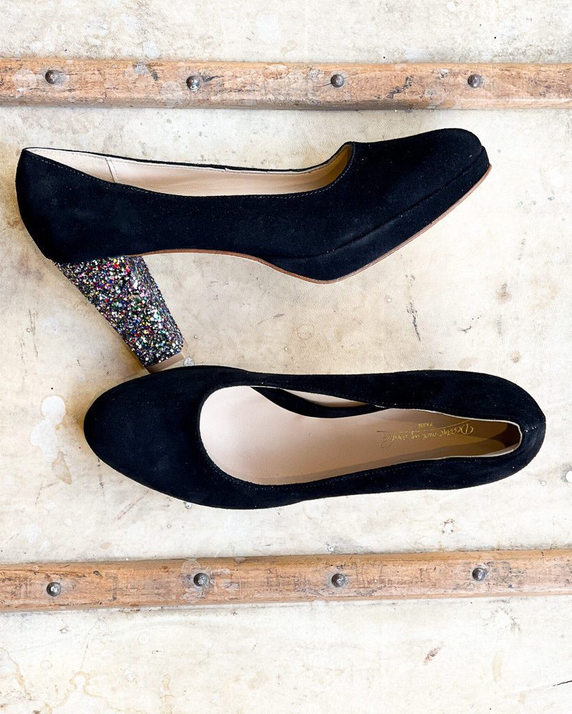 Dessine Moi Un Soulier escarpin plateforme noir grande pointure