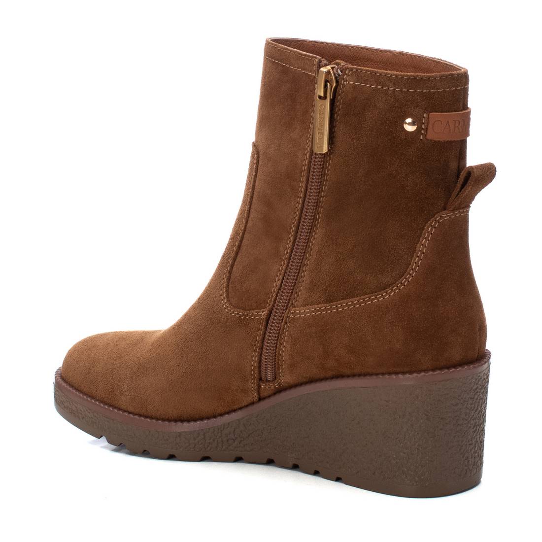 Carmela 16192002 bottine femme marron daim compensée