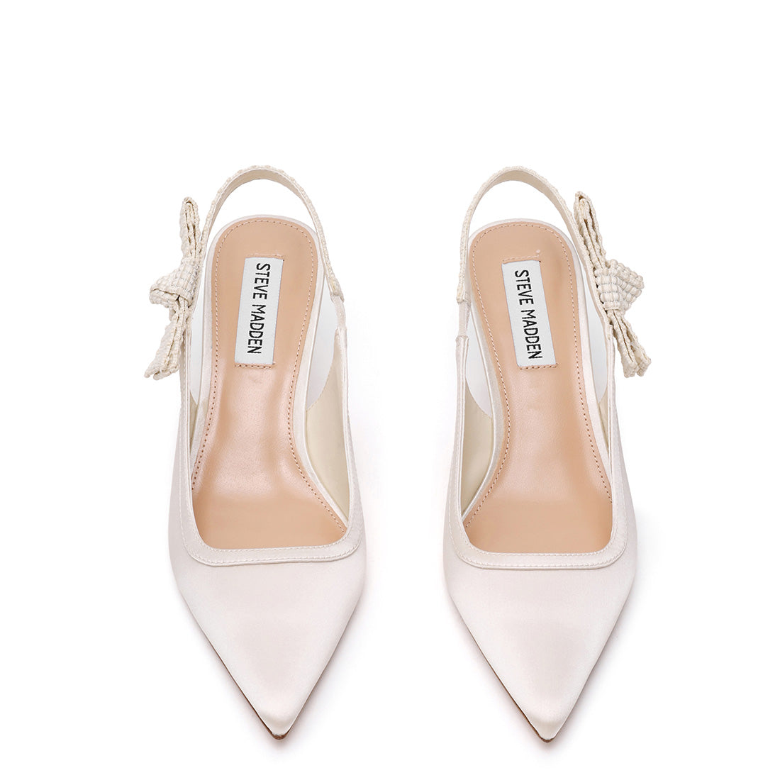 Steve Madden Ensemble escarpins ivoire satin talon 7 cm