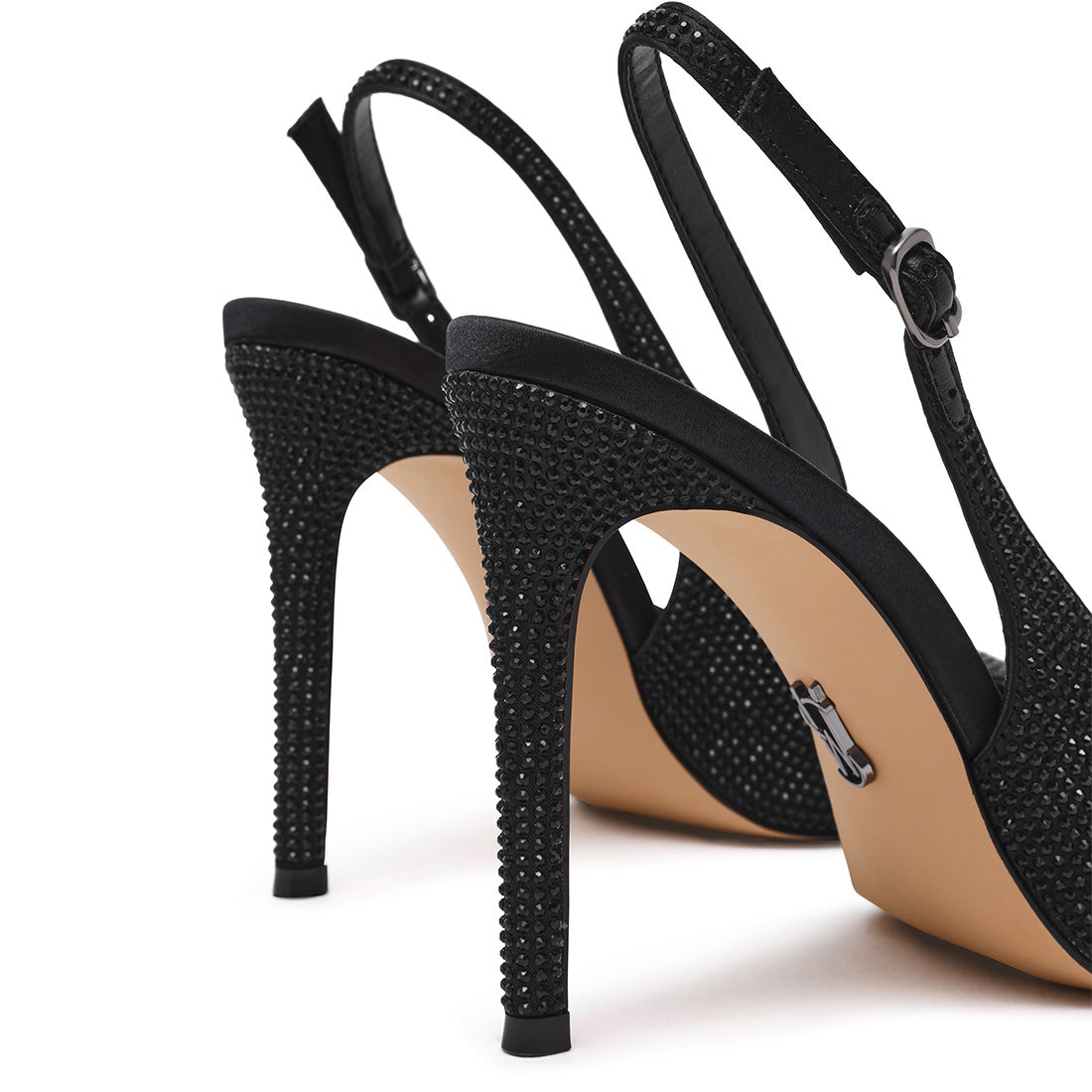 Steve Madden Tremble escarpins slingback noirs talon 10 cm