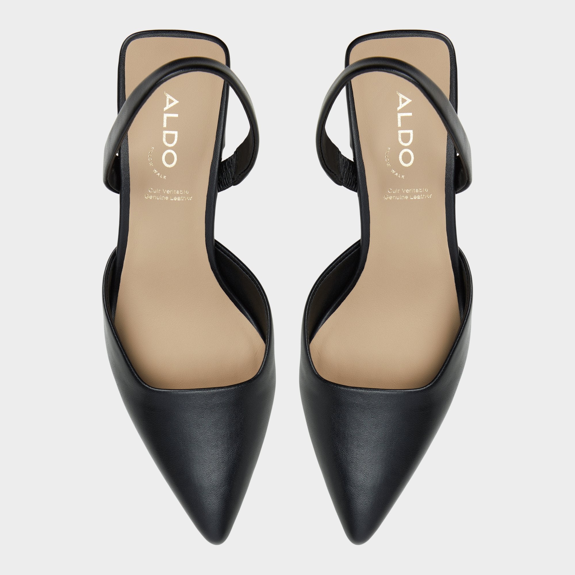 ALDO Basanti slingback petit talon noir