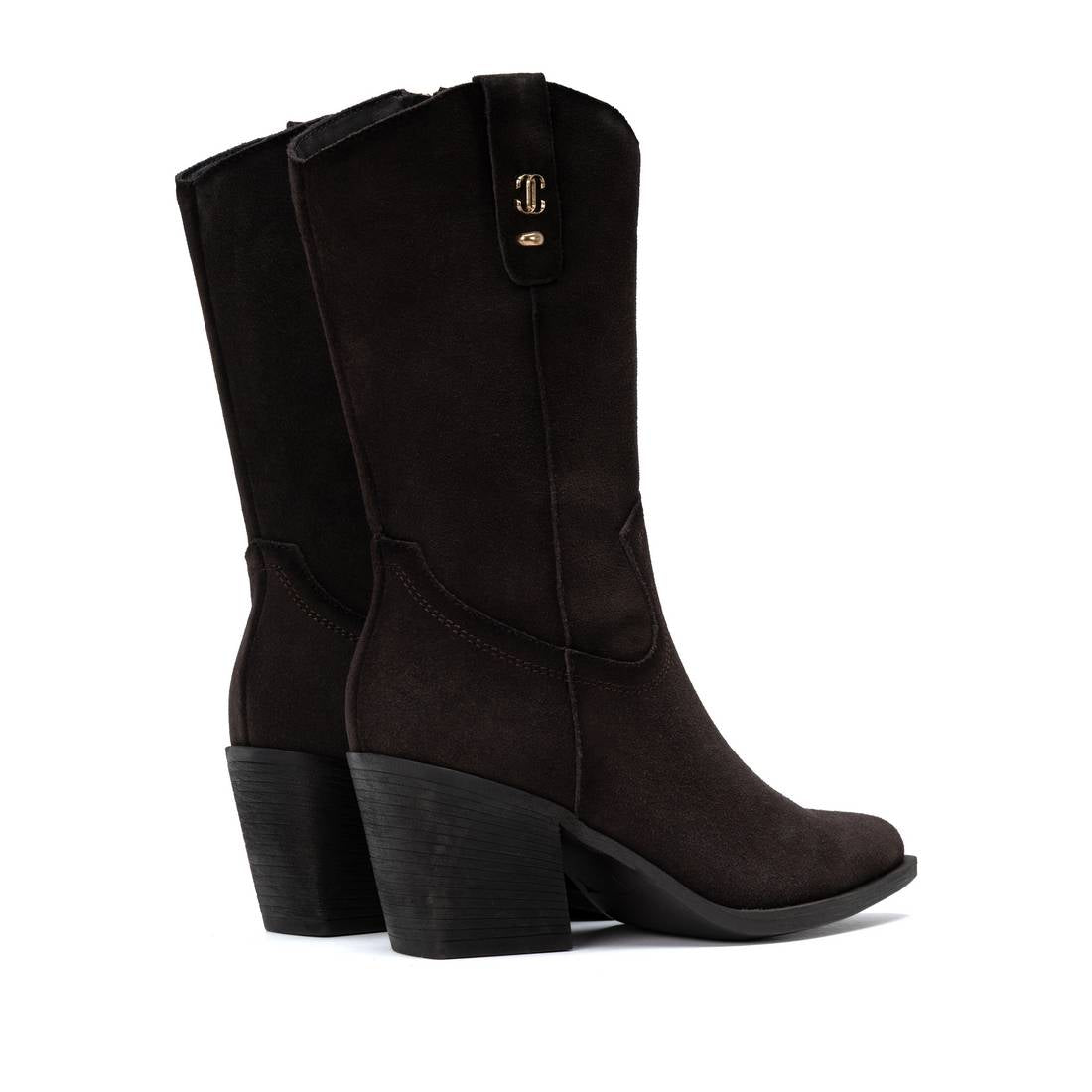 Carmela 16425501 bottes femme marron cuir talon