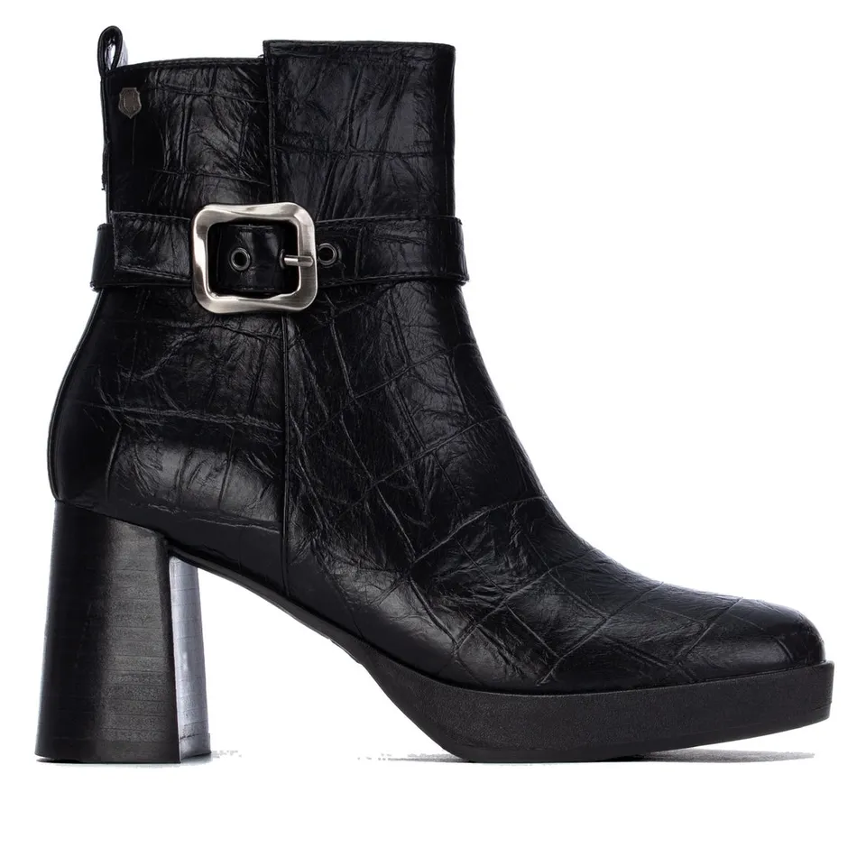 Carmela 16430501 bottines noir talon moyen