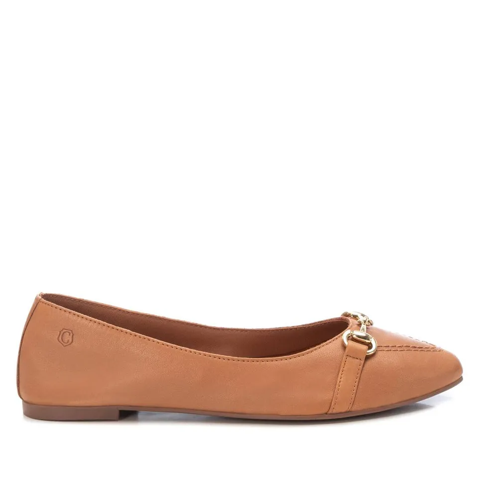 Carmela 16055201 ballerines cuir marron plat