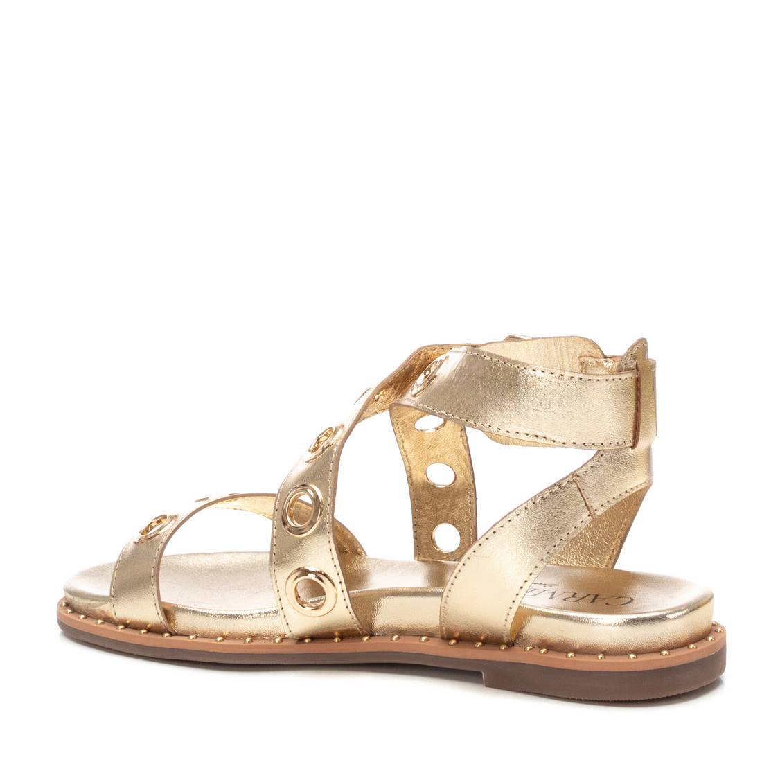 Carmela 16238902 sandale cuir doré romaine