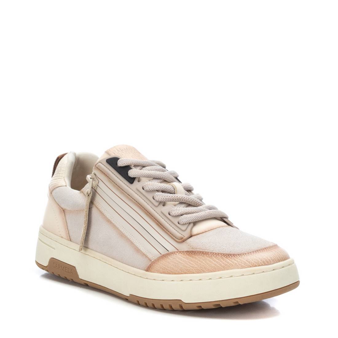 Carmela 16086903 sneaker femme blanc cuir plat
