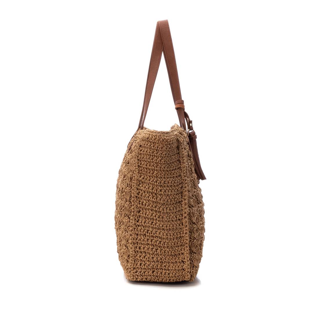 Carmela 18610504 sac épaule marron raphia