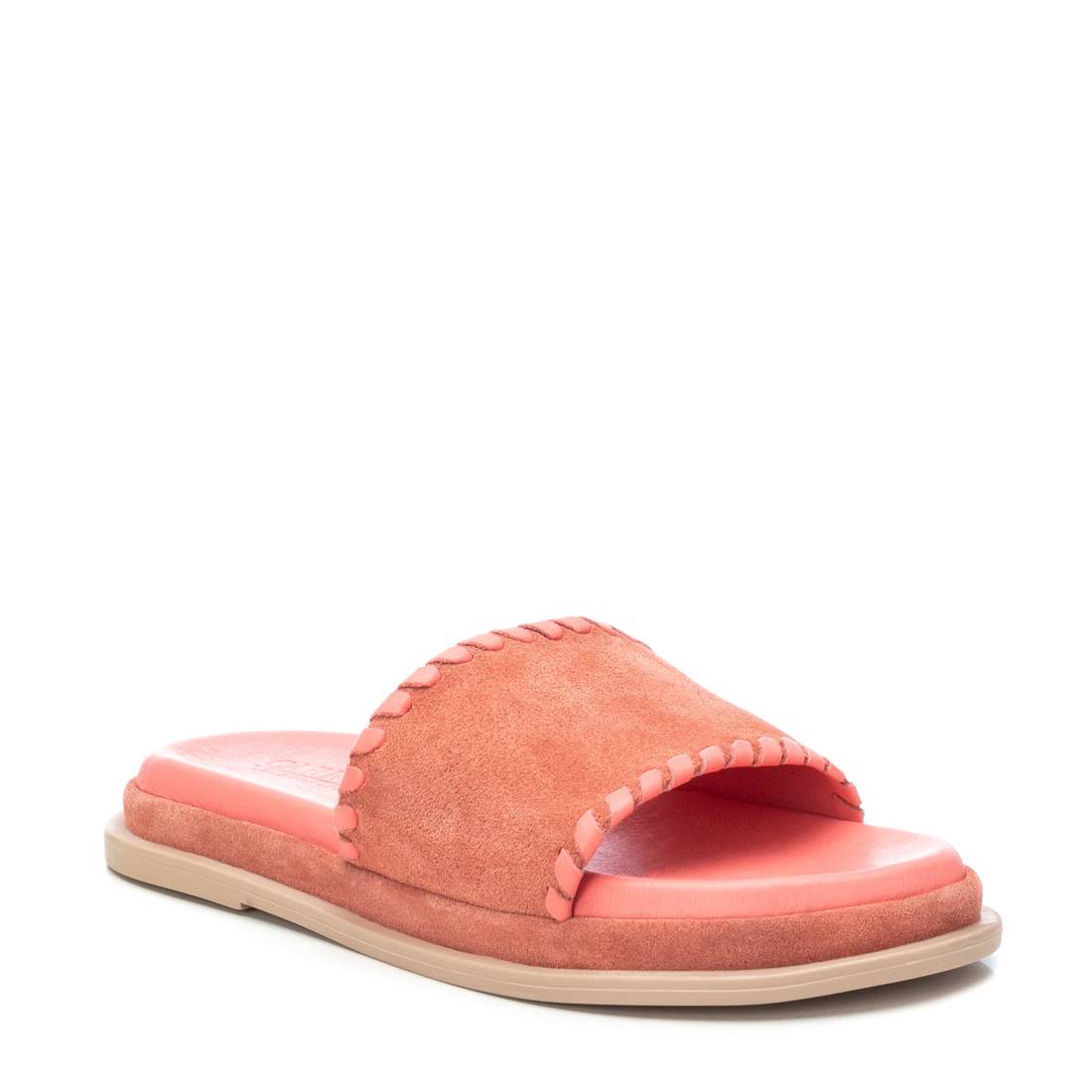 Carmela 16077802 sandales femme cuir rouge plat