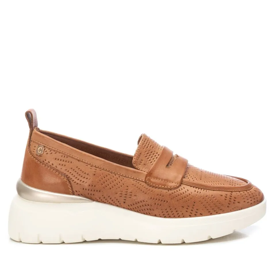 Carmela 16142804 mocassins femme marron cuir sport