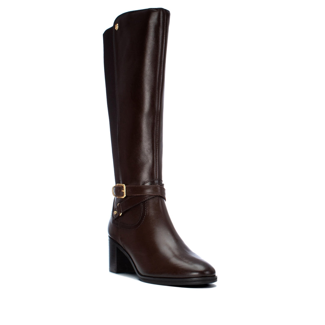 Carmela 16401902 botte cuir marron à talon