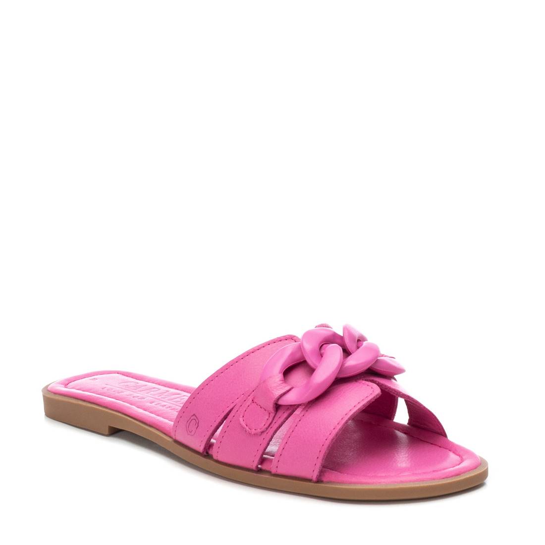 Carmela 16054314 sandale femme violet cuir plate