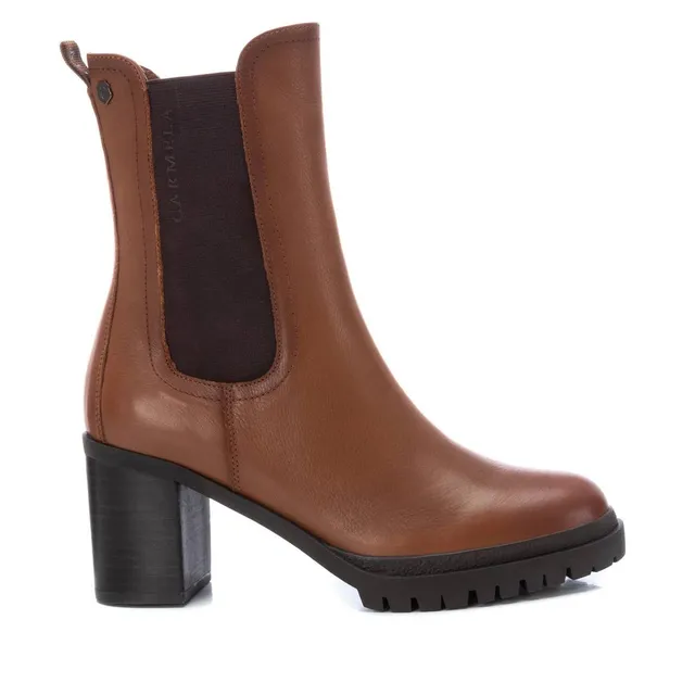 Carmela 16031502 bottines cuir marron talon 8 cm