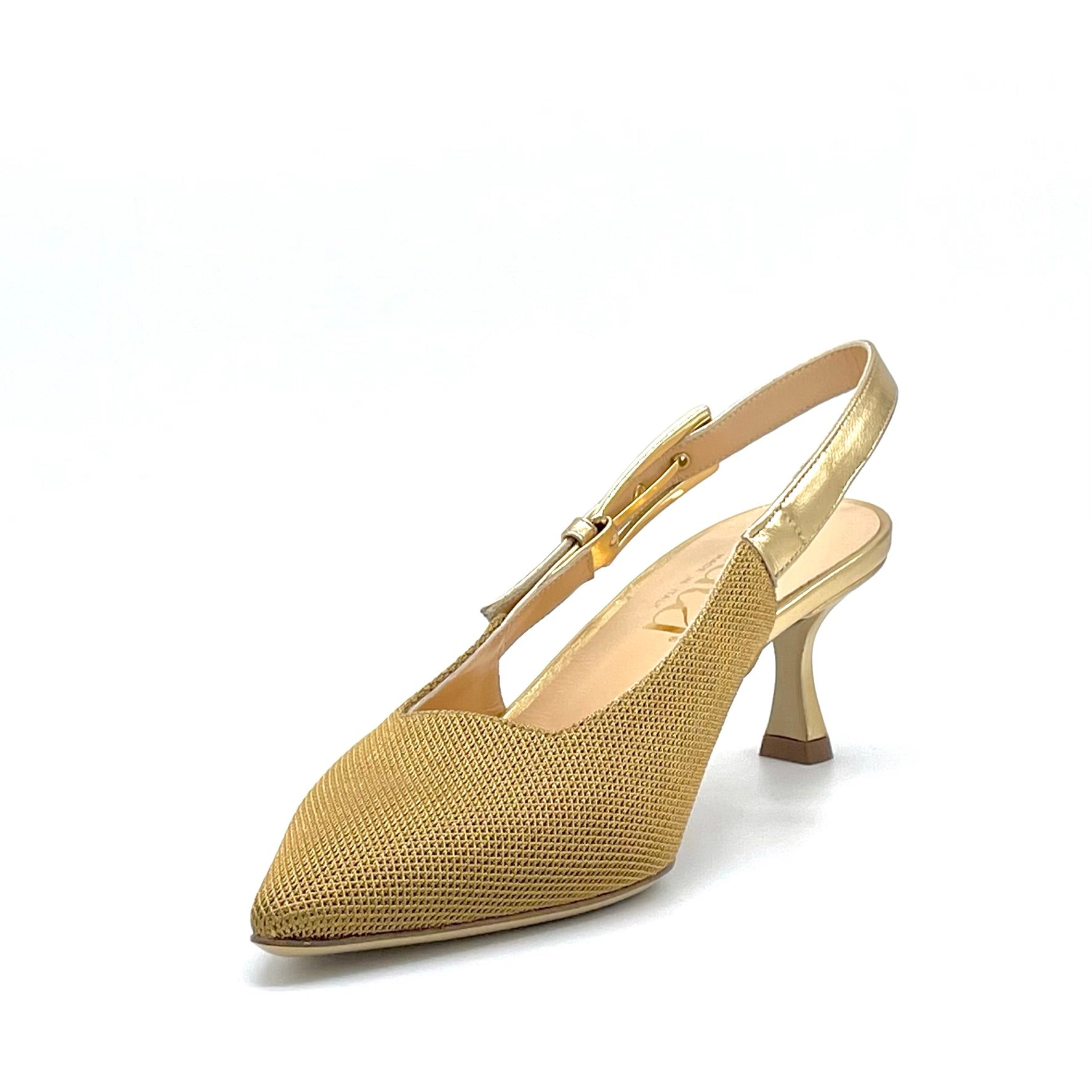 Elata 15112 slingback tissu or boucle 5,5 cm