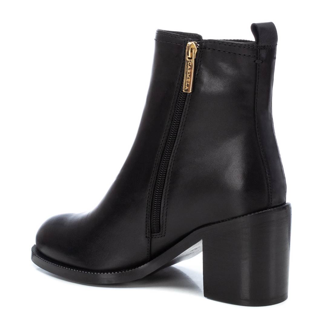 Carmela 16101901 bottines cuir noir talon 7 cm