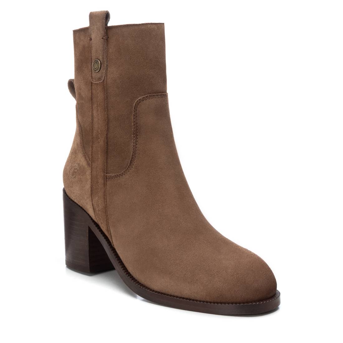 Carmela 16093702 bottine femme marron suède talon 7 cm