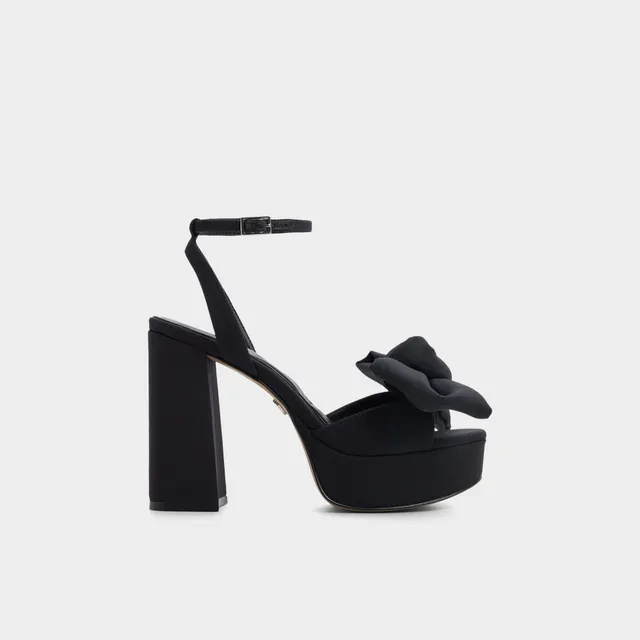 ALDO Luscious sandales talons femme noir satin