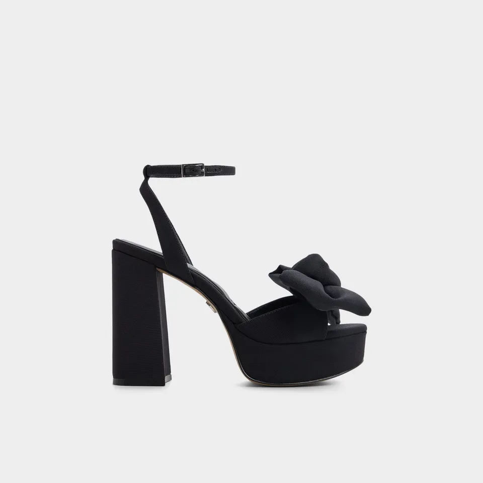 ALDO Luscious sandales talons femme noir satin