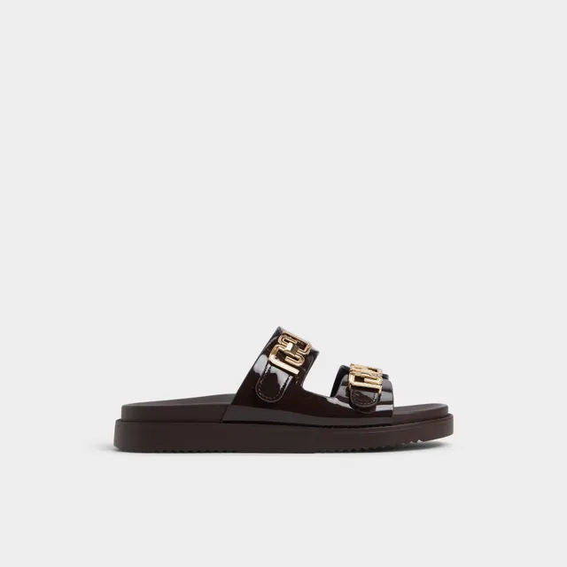 ALDO Alessie mules plates marron boucle
