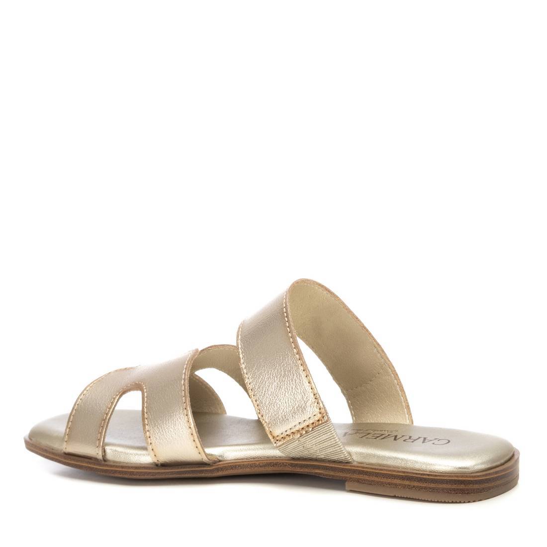Carmela 16236406 sandales femme doré cuir plat