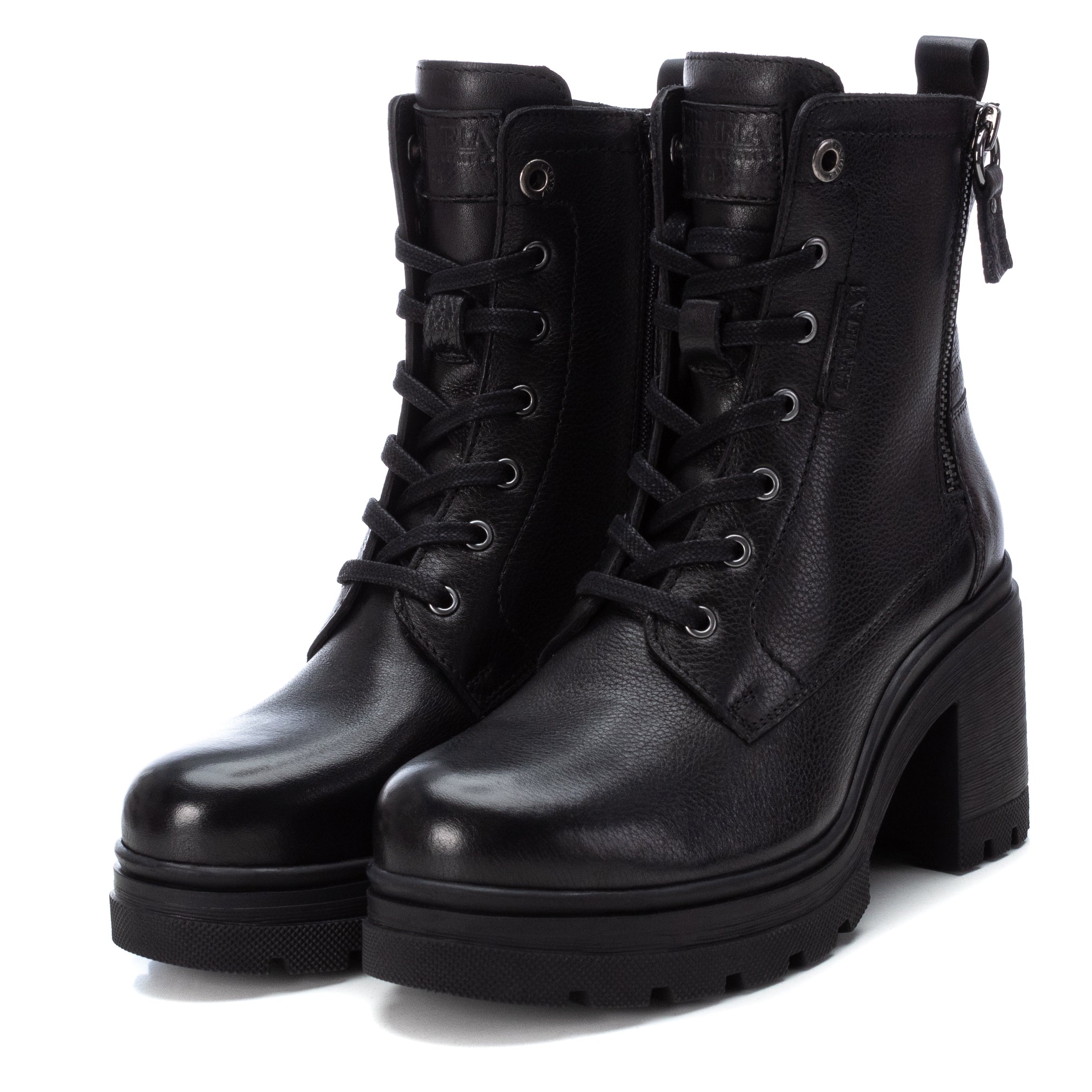 Carmela 16008702 bottine cuir noir talon 8 cm
